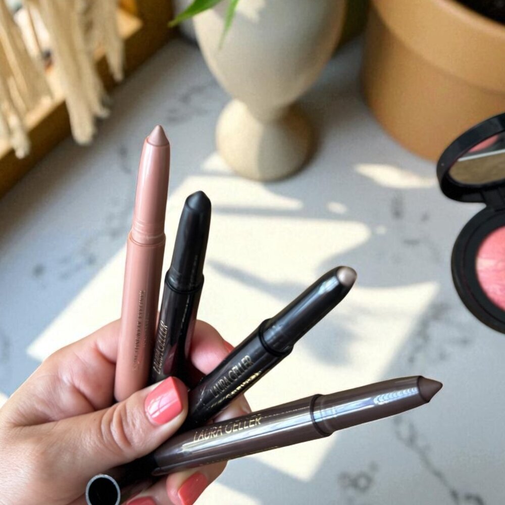 Laura Geller NEW 5 Piece Makeup Bundle Blush Eyeliner Eyeshadow - Picture 7 of 12